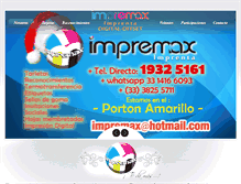 Tablet Screenshot of impremax.com